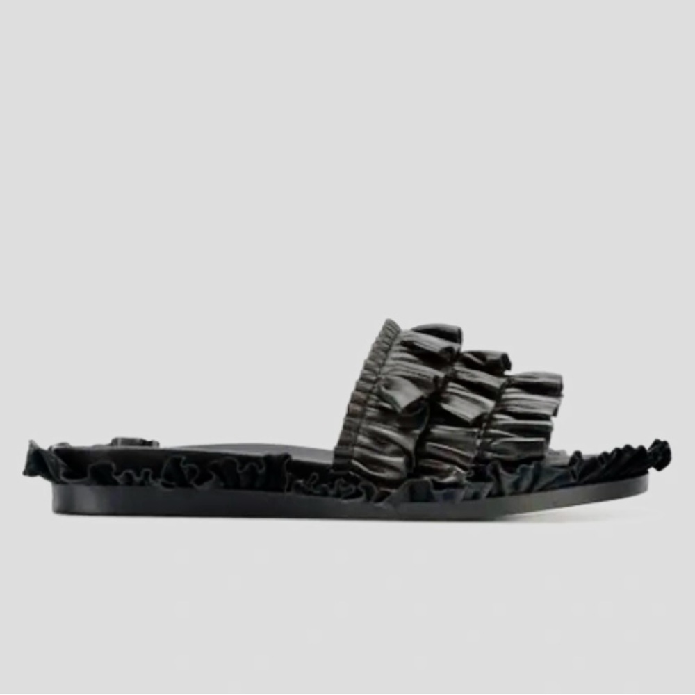 Simone Rocha Leather Slip-on Sandals